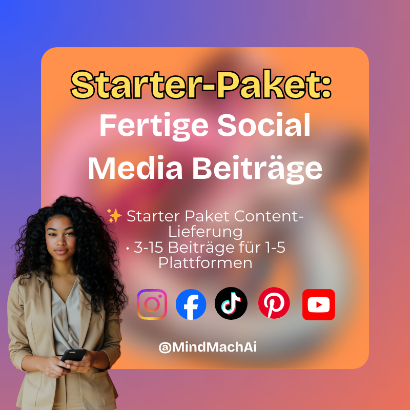 Starter-Paket: Perfekter Einstieg in Ihr Social Media Marketing