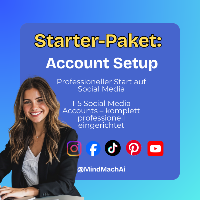 Starter-Paket Account Erstellung